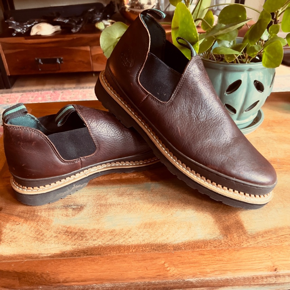 👞 Georgia Giant Men’s Leather Work Shoes – Size 15M / EU 49 – Extra Wide Width